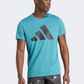 Adidas Run It Badge Of Sport Men Running T-Shirt Arctic Fusion