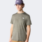 The North Face Lightning Men Hiking T-Shirt Taupe Green