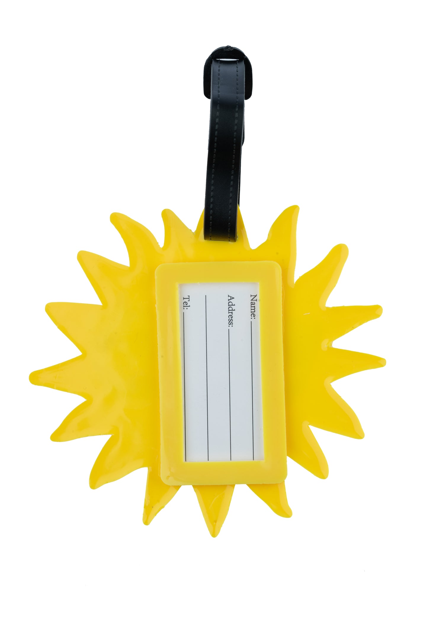 Top Ten Beach Please Unisex Lifestyle Luggage Tag Yellow