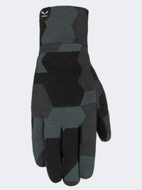 قفازات هايكنج للجنسين Salewa Cristallo Liner Black Out Camou