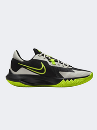 أحذية كرة سلة رجالي Nike Precision 6 باللون الأسود/كريمي/فولت