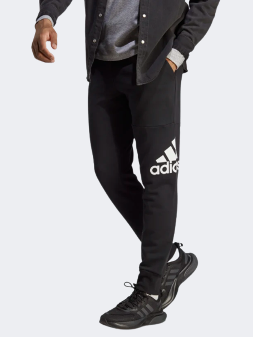 Adidas Essentials French Terry Tapered Cuff Men Sportswear Pant Black
