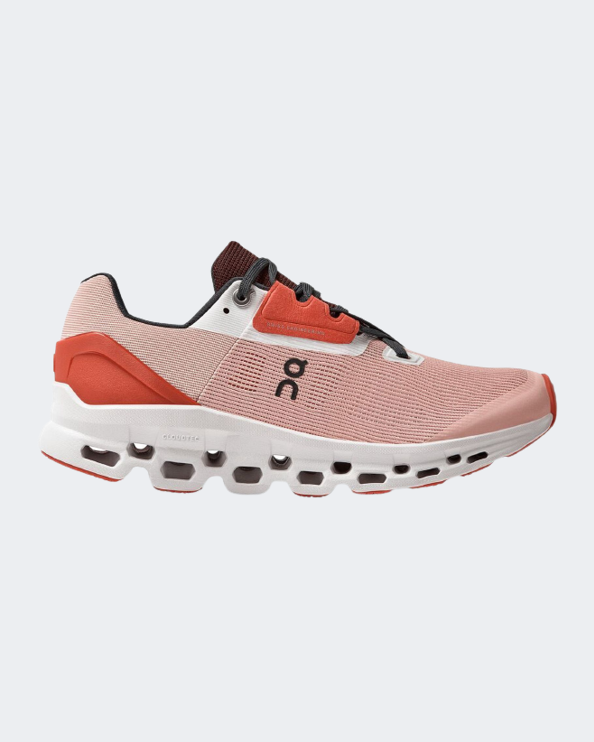 On Cloudstratus 2 Women Running Shoes Rose/Red