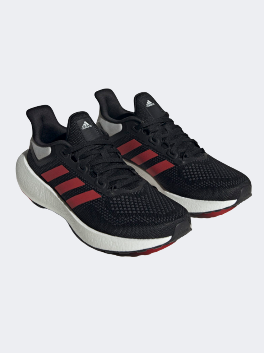 Adidas Pureboost 22 Men Running Shoes Black Red