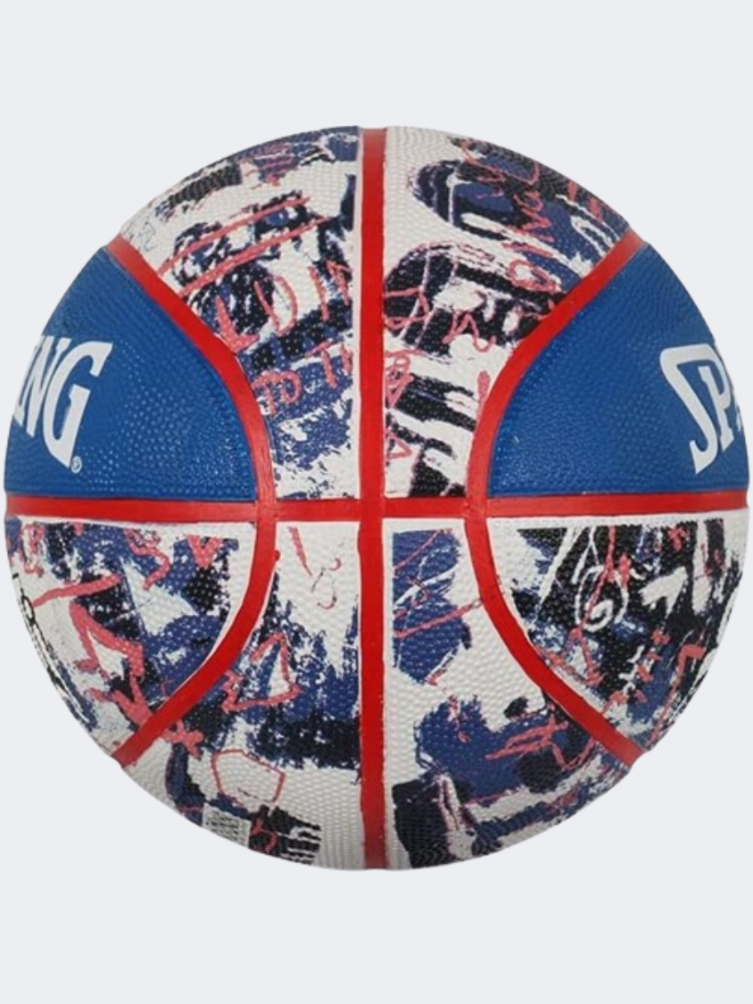Spalding Graffiti Series Basketball Ball Blue/Red