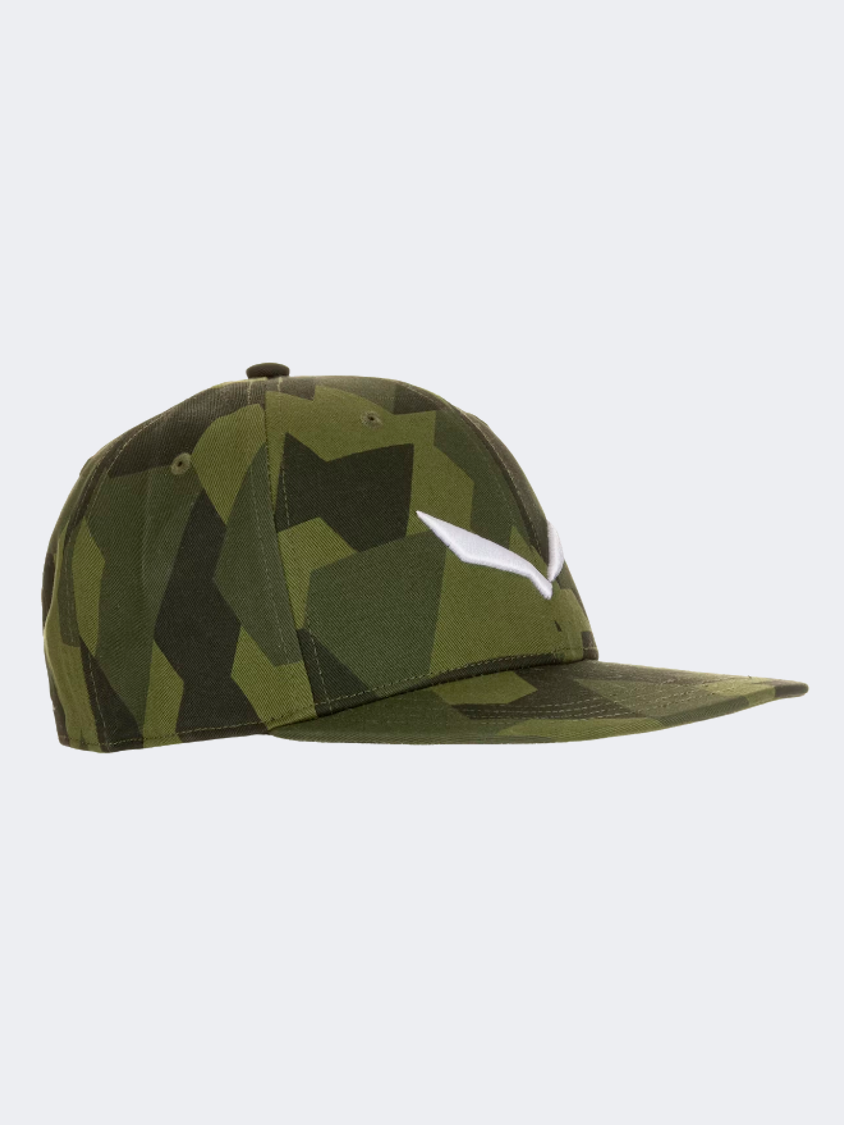 Salewa Puez Camou Flat Hiking Cap Green