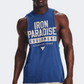 Under Armour Project Rock Iron Muscle Men Training Tank Blue/Grey