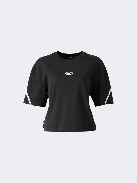  adidas Women's Marimekko Optime 7/8 T-Shirt, Black