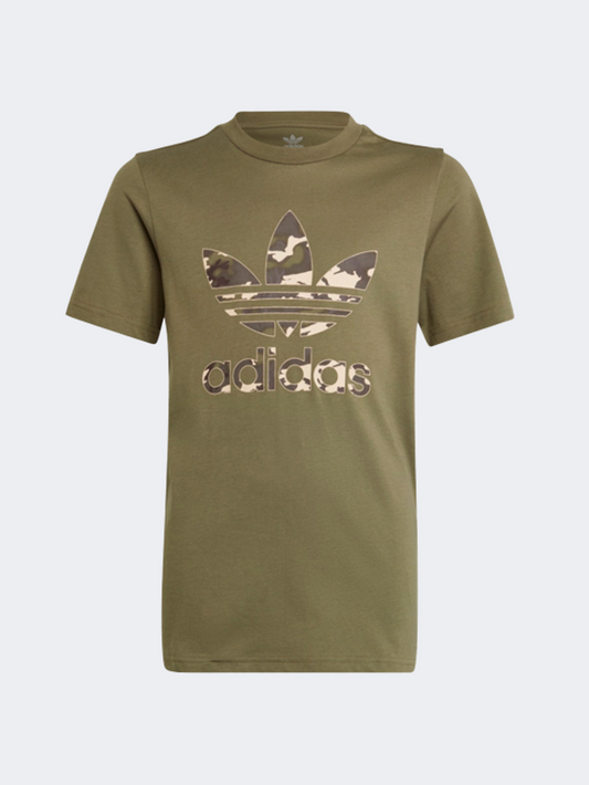 Adidas Camo Gs-Boys Original T-Shirt  Olive Strata