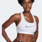 Nike Swoosh Medium Women Training Bra White/Black