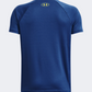 Under Armour Tech Big Logo Boys Training T-Shirt Blue/Yellow