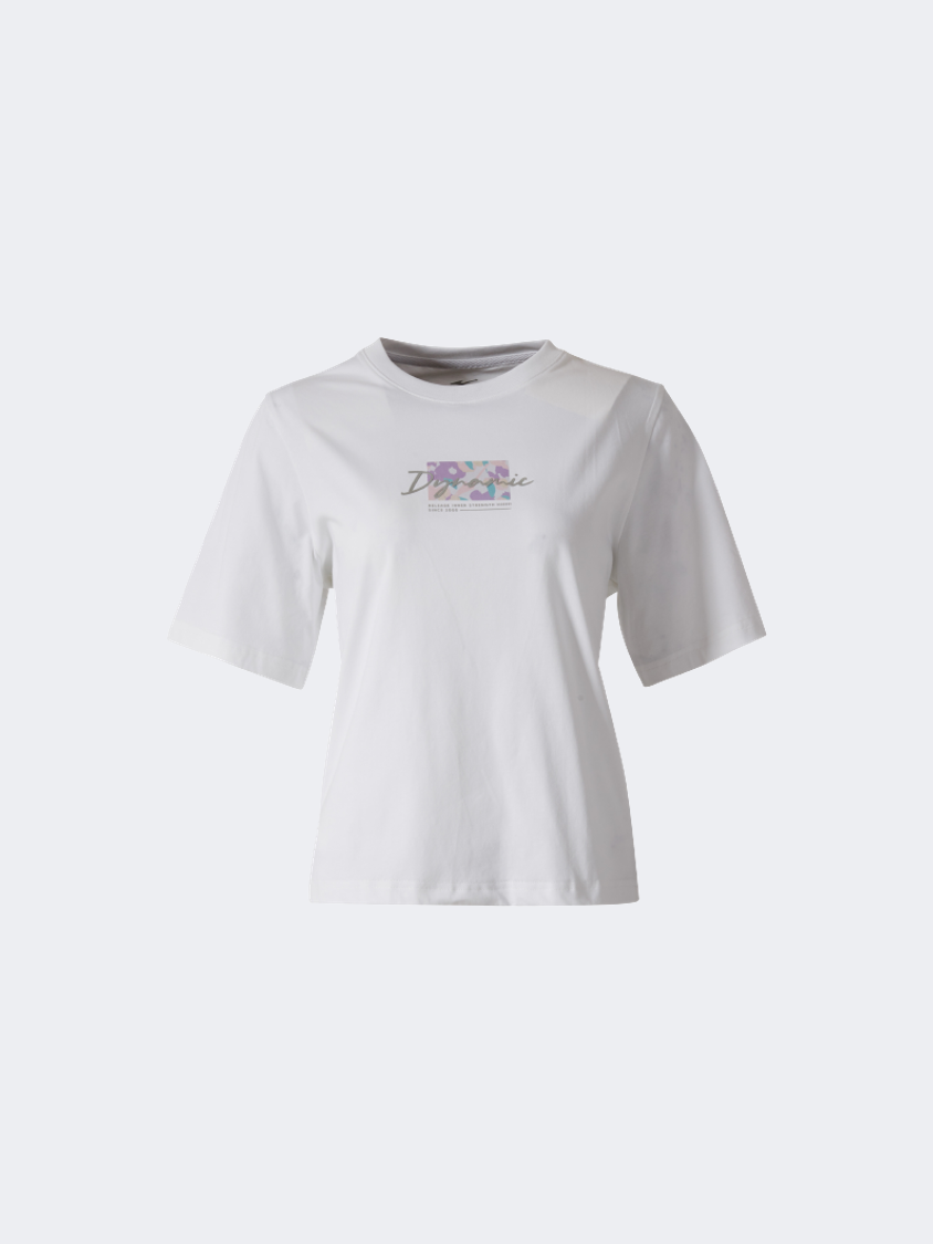 Erke Crew Neck Women Lifestyle T-Shirt White