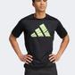 Adidas Hiit Graphic Slogan Men Training T-Shirt Black