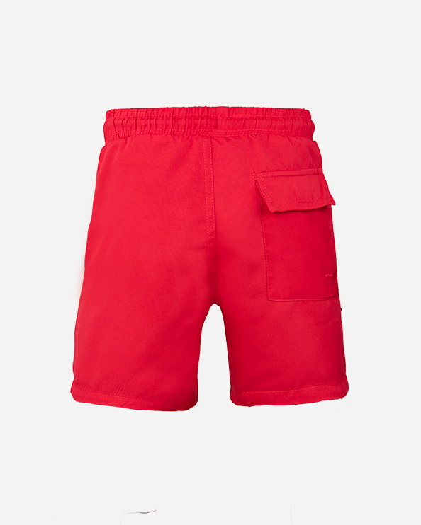 TopTen Plain Boys Beach Swim Short Red 0059