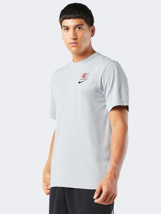 Nike Dri-Fit Uv Hyverse Men Training T-Shirt Grey