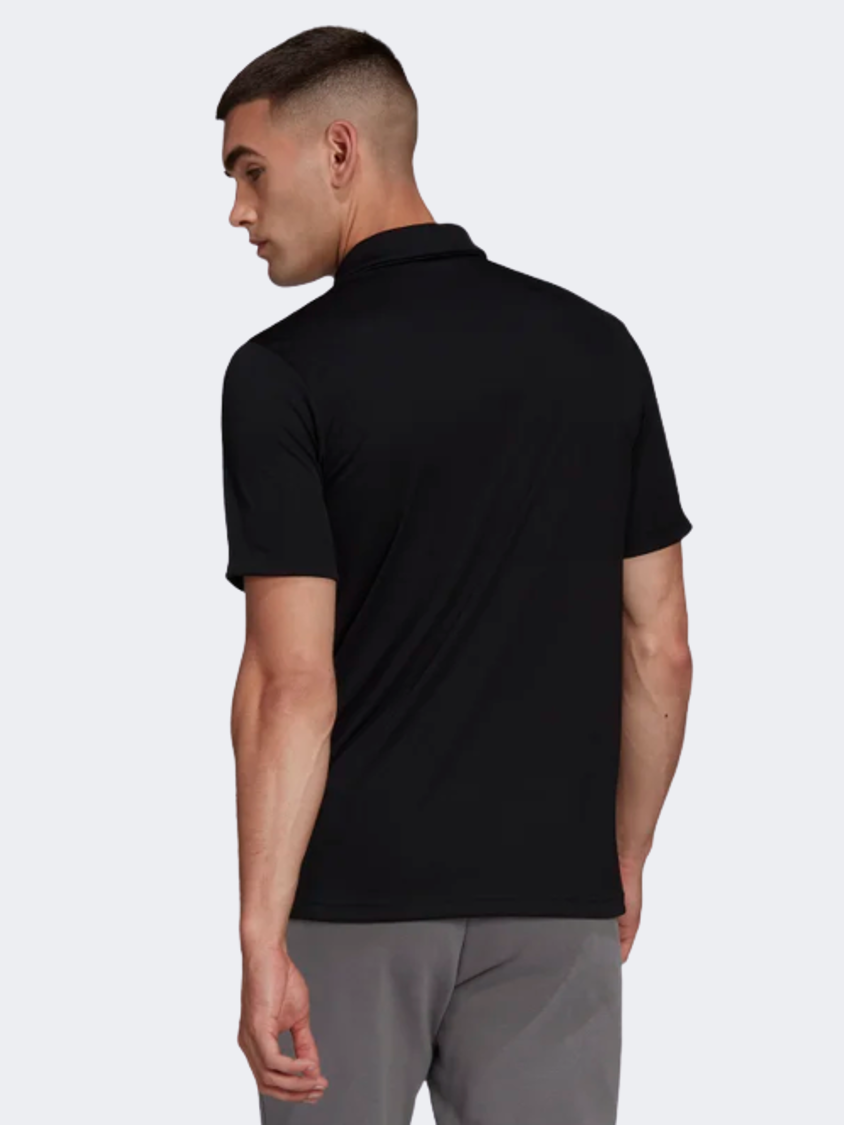 Adidas Entrada 22 Men Football Polo Short Sleeve Black