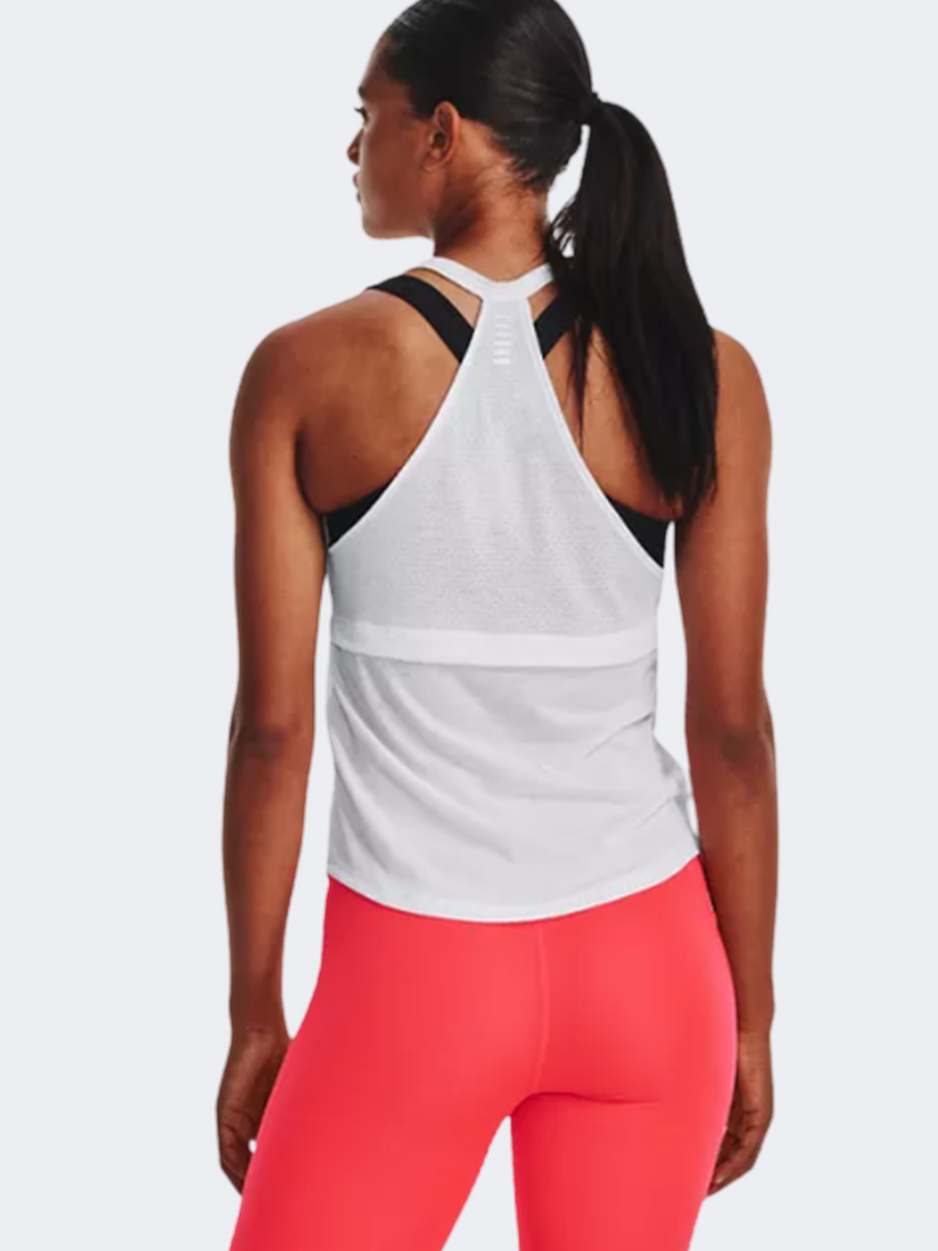 Under Armour Streaker  Women Running Tank White/Reflective