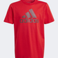 Adidas Essential Big Logo Sportswear T-Shirt Shadow Red