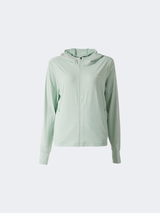 Erke Knitted Sports Women Lifestyle Jacket Light Green