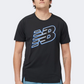 New Balance Accelerate Graphic Men Performanc T-Shirt Marine Blue