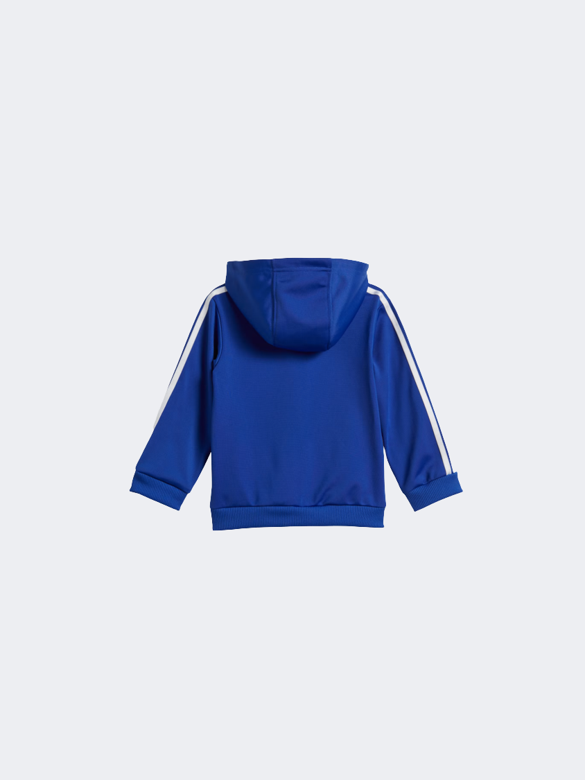 Adidas 3S Shiny Baby-Boys Sportswear Set Lucid Blue/White