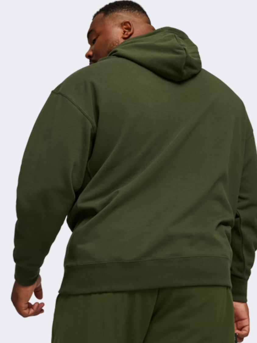 Puma Downtown Logo Men Lifestyle Hoody Myrtle