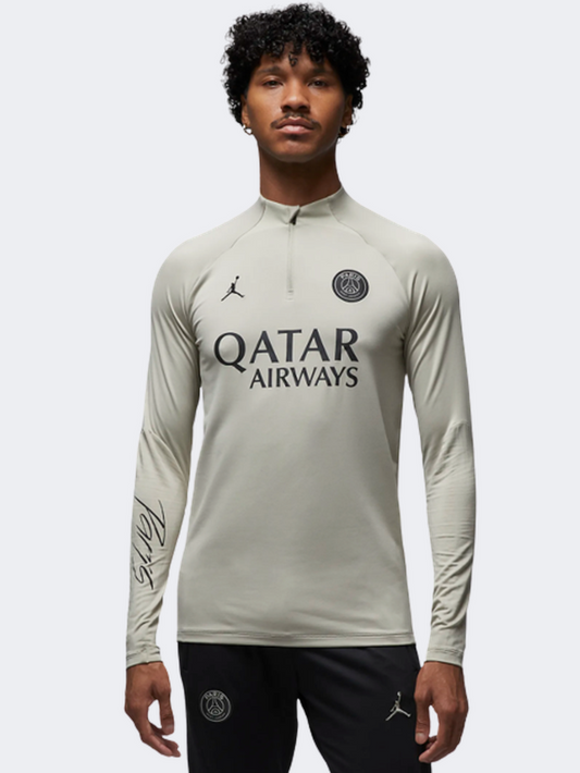 Nike Paris Saint Germain Strike Men Football T-Shirt Stone/Grey/White