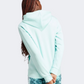 Adidas Future Icon Badge Of Sport Bomber Women Sportswear Hoody Aqua/Arctic Night