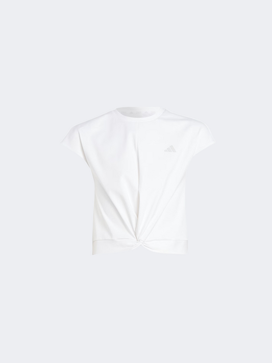 Adidas Yoga Kids-Girls Sportswear T-Shirt White/Grey