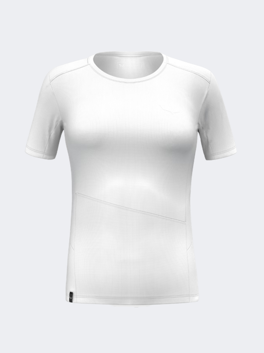 Salewa Puez Sporty Dry Women Hiking T-Shirt White