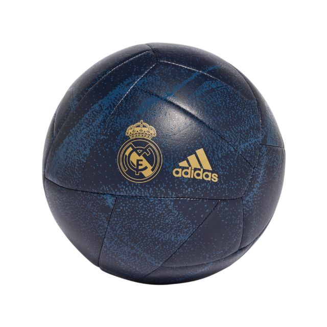 Adidas Rm Cpt Away Unisex Football Ball Navy Blue/Gold Ec3035