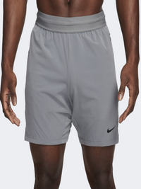 شورت تدريب رجالي Nike Flex Rep 4 رمادي دخاني/أسود