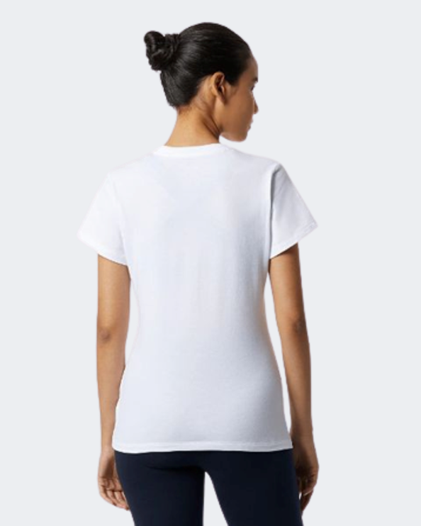 New Balance Sport Fill Women Lifestyle T-Shirt White Wt21804-Wt