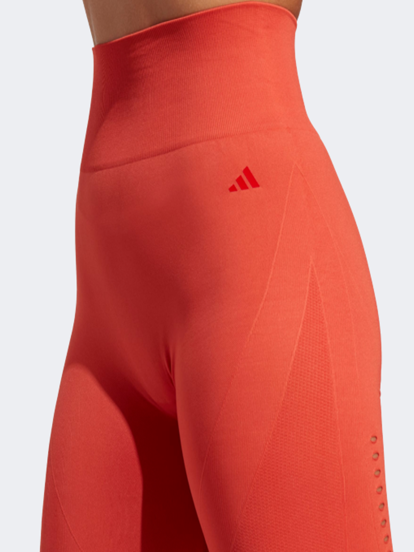 Adidas Yoga Seamless 7/8 Women Training Tight Orange