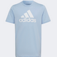 Adidas Essentials Big Logo Gs-Girls Sportswear T-Shirt Blue Dawn