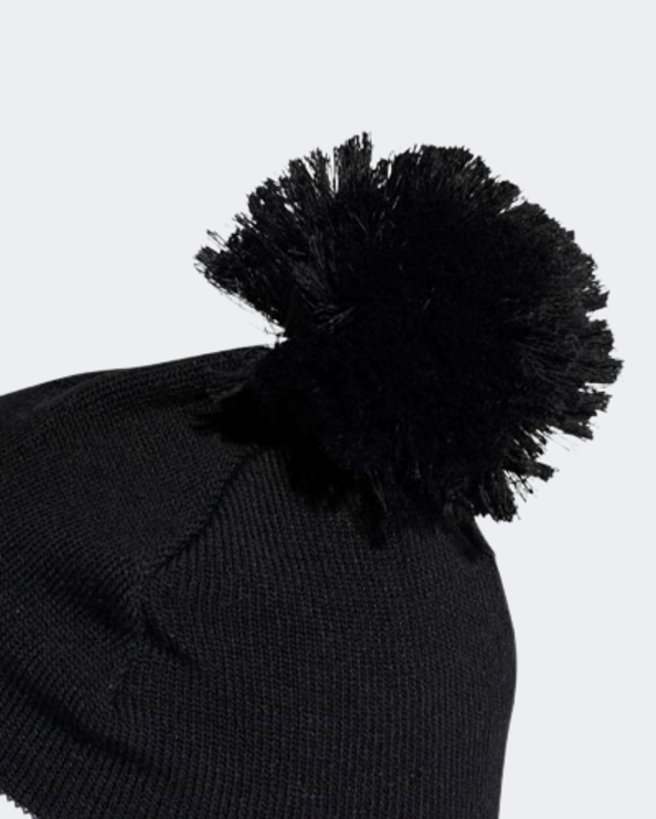 Adidas Pompom Unisex Sportswear Beanie Black/White H32425