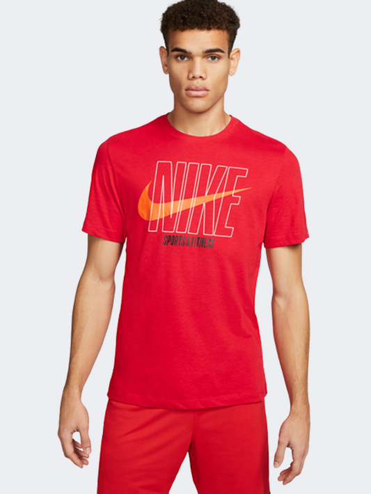 Nike Dri-Fit Men Training T-Shirt Red
