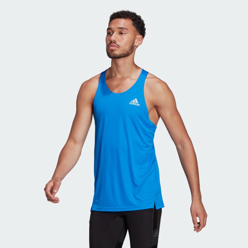 Adidas Own The Run Men Running Tank Blue