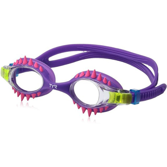 Tyr Swimple Spikes Girls Swim Goggles Purple