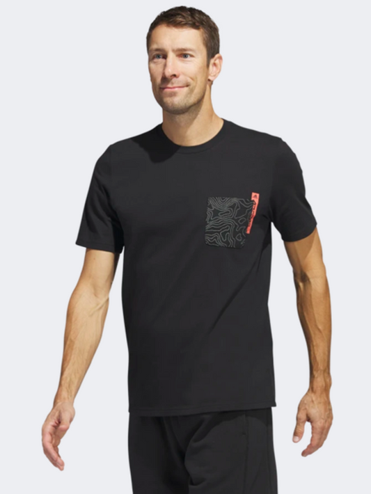 Adidas City Escape Graphic Men Sportswear T-Shirt Black