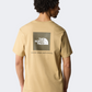 The North Face Redbox Men Lifestyle T-Shirt Khaki Stone