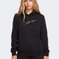 Nike Premium Essential Club Shine Women Lifestyle Hoody Black