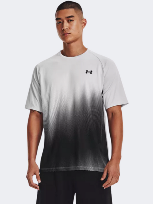 Under Armour Tech Fade Men Training T-Shirt Halo Grey/Black