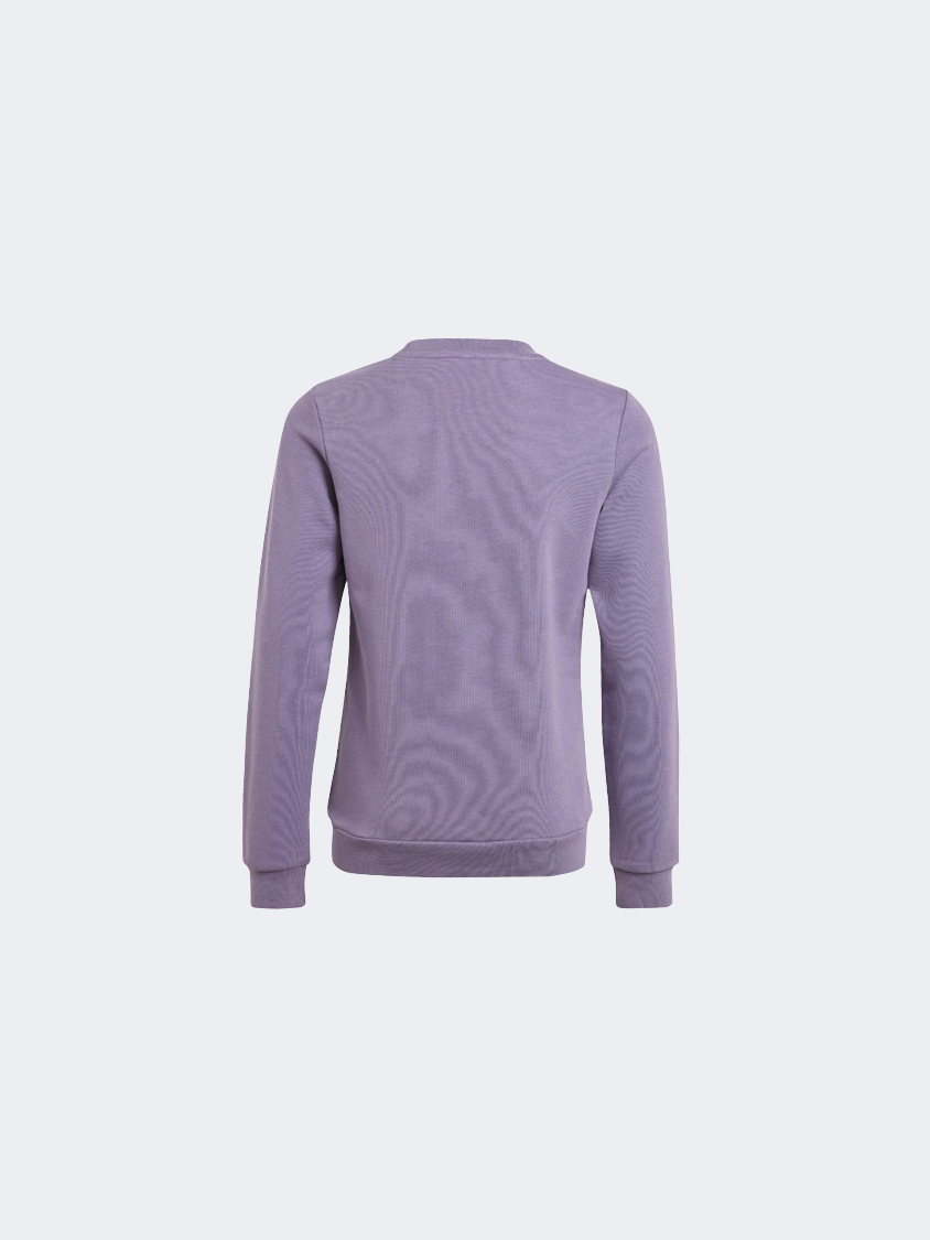 adidas essential crew light purple