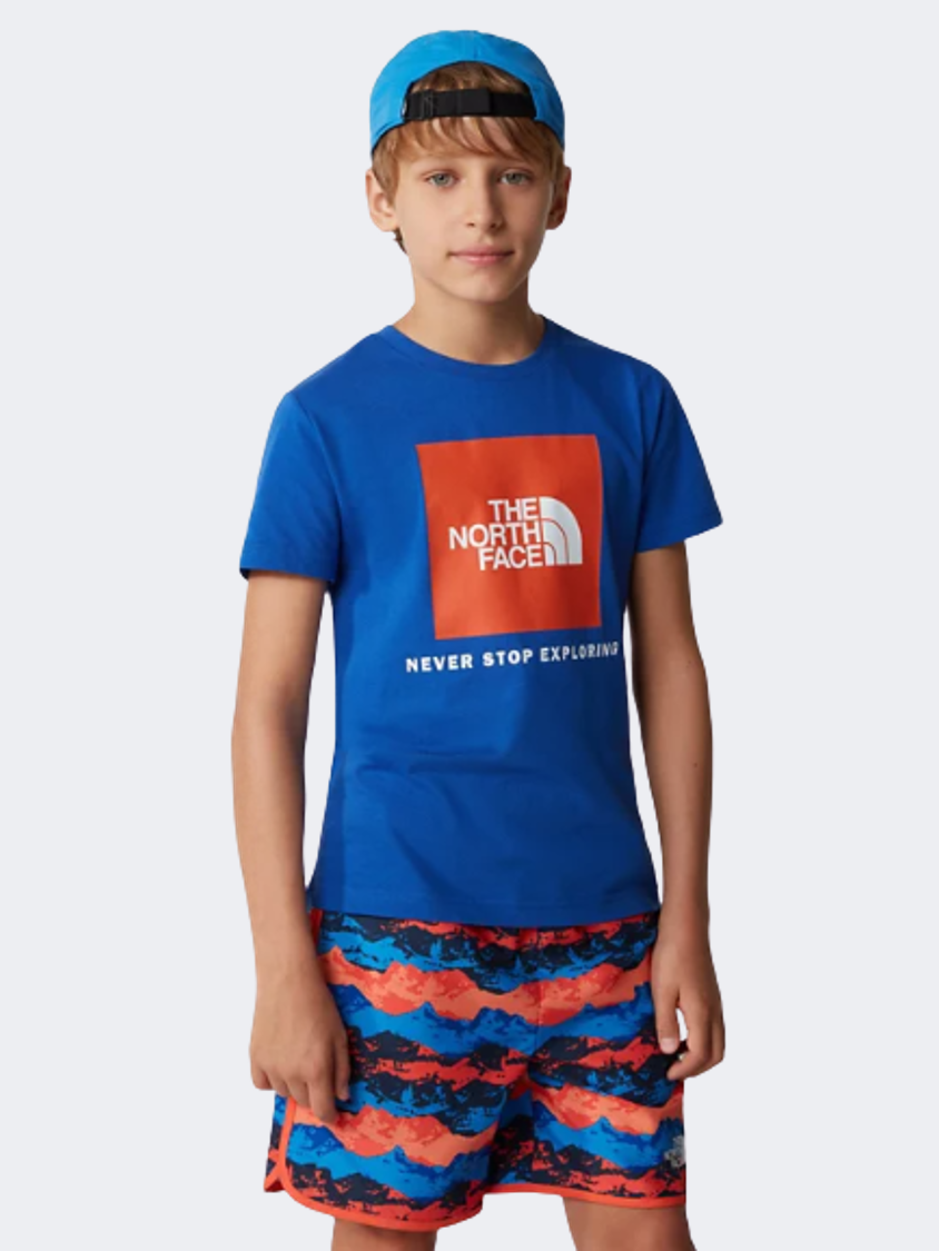 The North Face Redbox Boys Lifestyle T-Shirt Blue