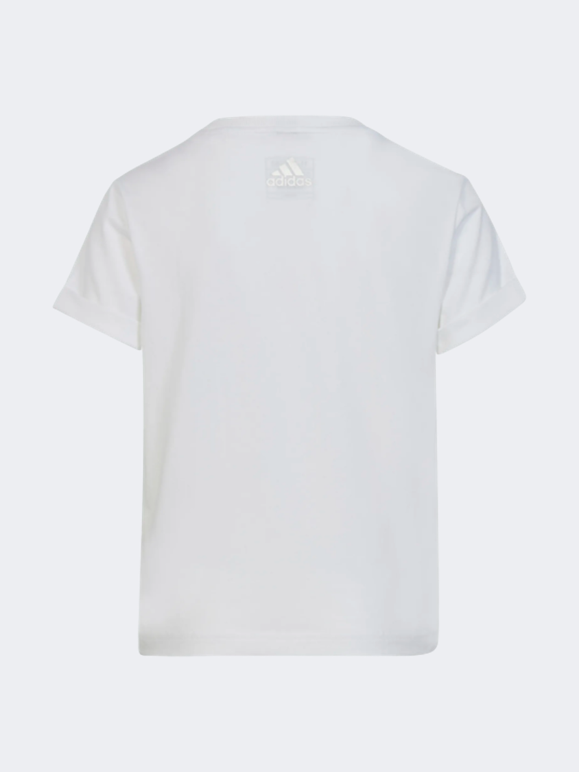 Adidas Dance Knotted Girls Sportswear T-Shirt White/Black