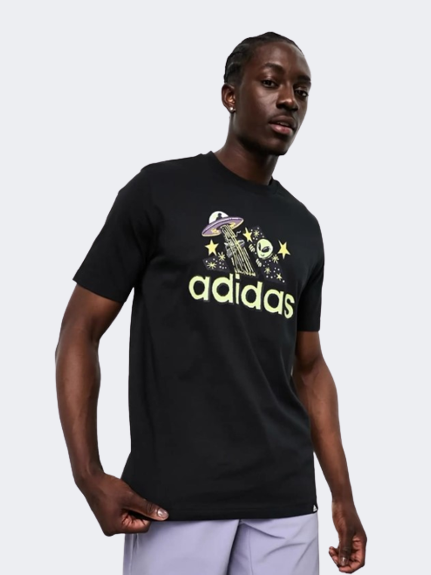 Adidas Dream Doodle Fill Men Sportswear T-Shirt Black