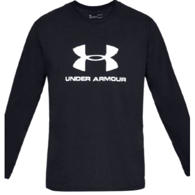 Under Armour Sportstyle Logo Men Training Long Sleeve Black