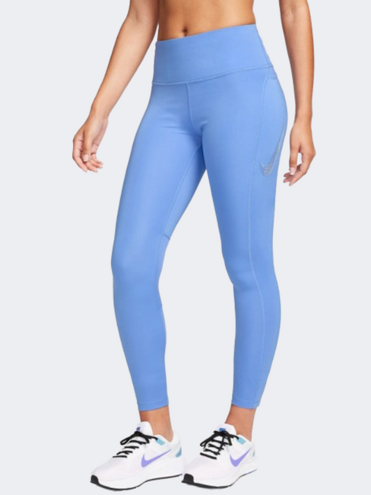 Nike Fast Mr Women Running Tight Polar/Diffused Blue