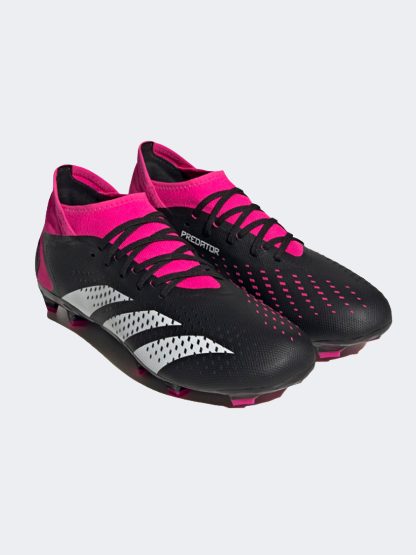 Adidas Predator Accuracy.3 Firm Ground Men Football Shoes Black/Pink